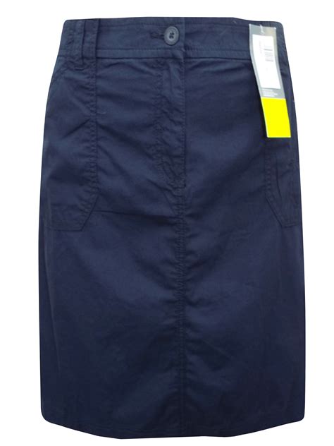 navy blue cargo skirt